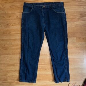 Wrangler Men’s Premium Denim Dark Wash Jeans 40x29